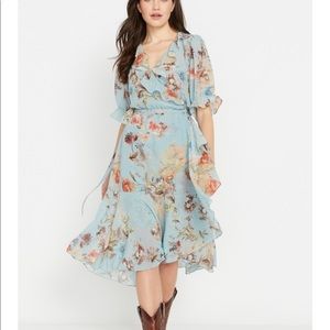 Buffalo David Bitton Revolve Floral Wrap Dress